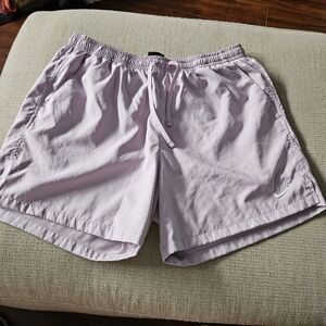 Nike Mesh Fully Lined Lavebdar Shorts Mens Drawstring Athletic